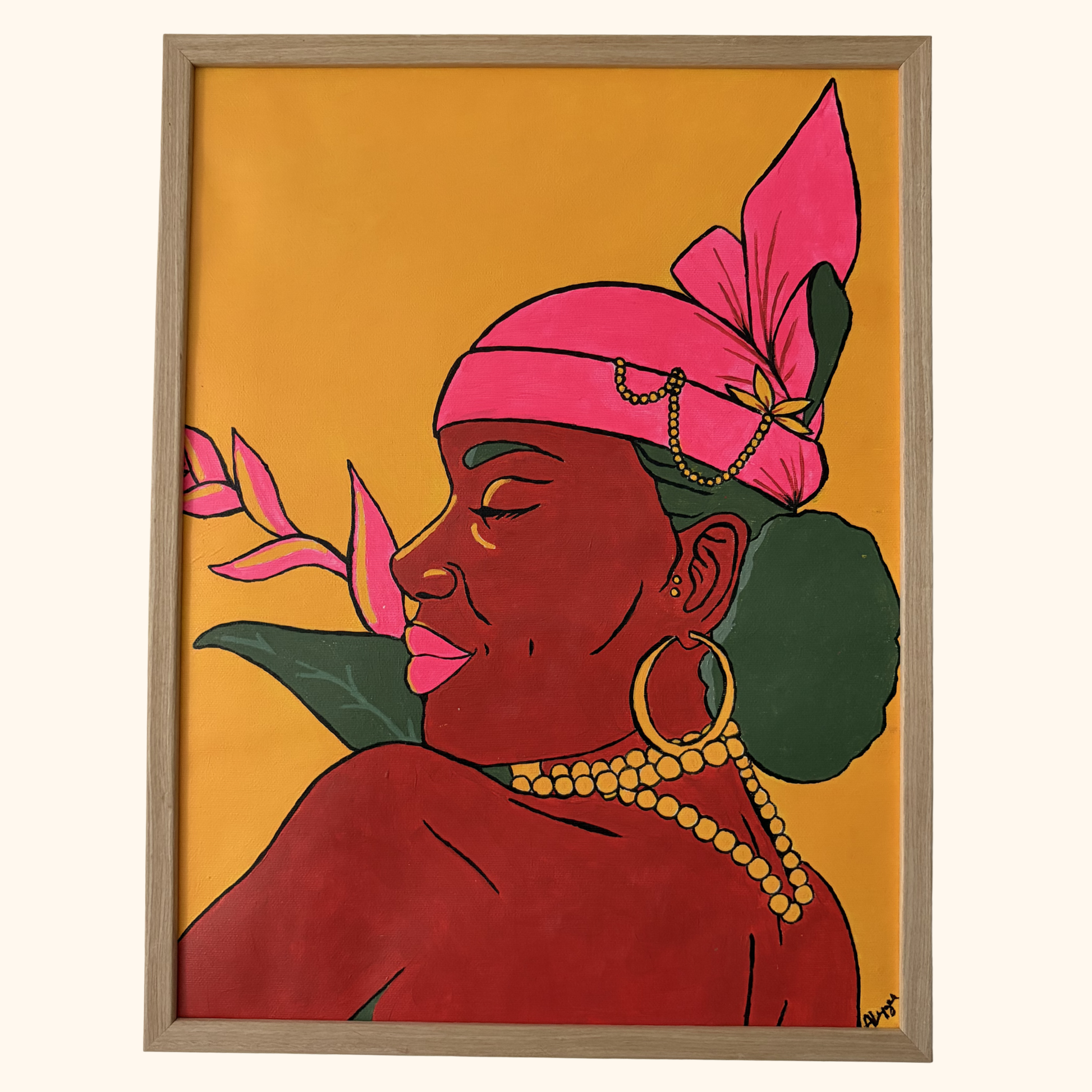 Lyz – Kit de peinture par numéros inspiré des femmes des Caraïbes Ma boutique