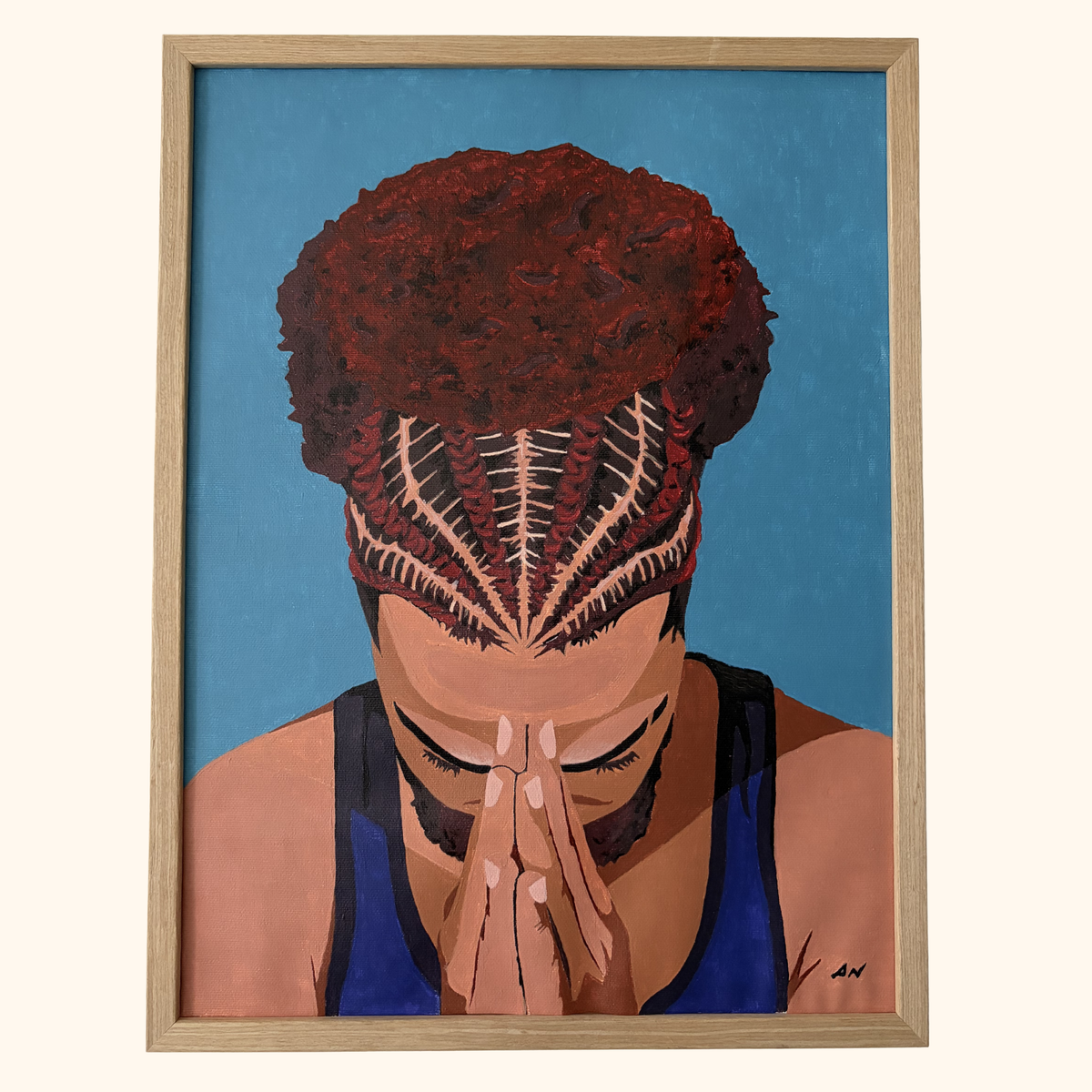 Gratitude – Kit de peinture par numéros inspiré de la spiritualité caribéenne Ti pòz