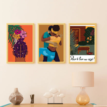 Le Trio Signature – 3 kits de peinture par numéros inspirés des Caraïbes