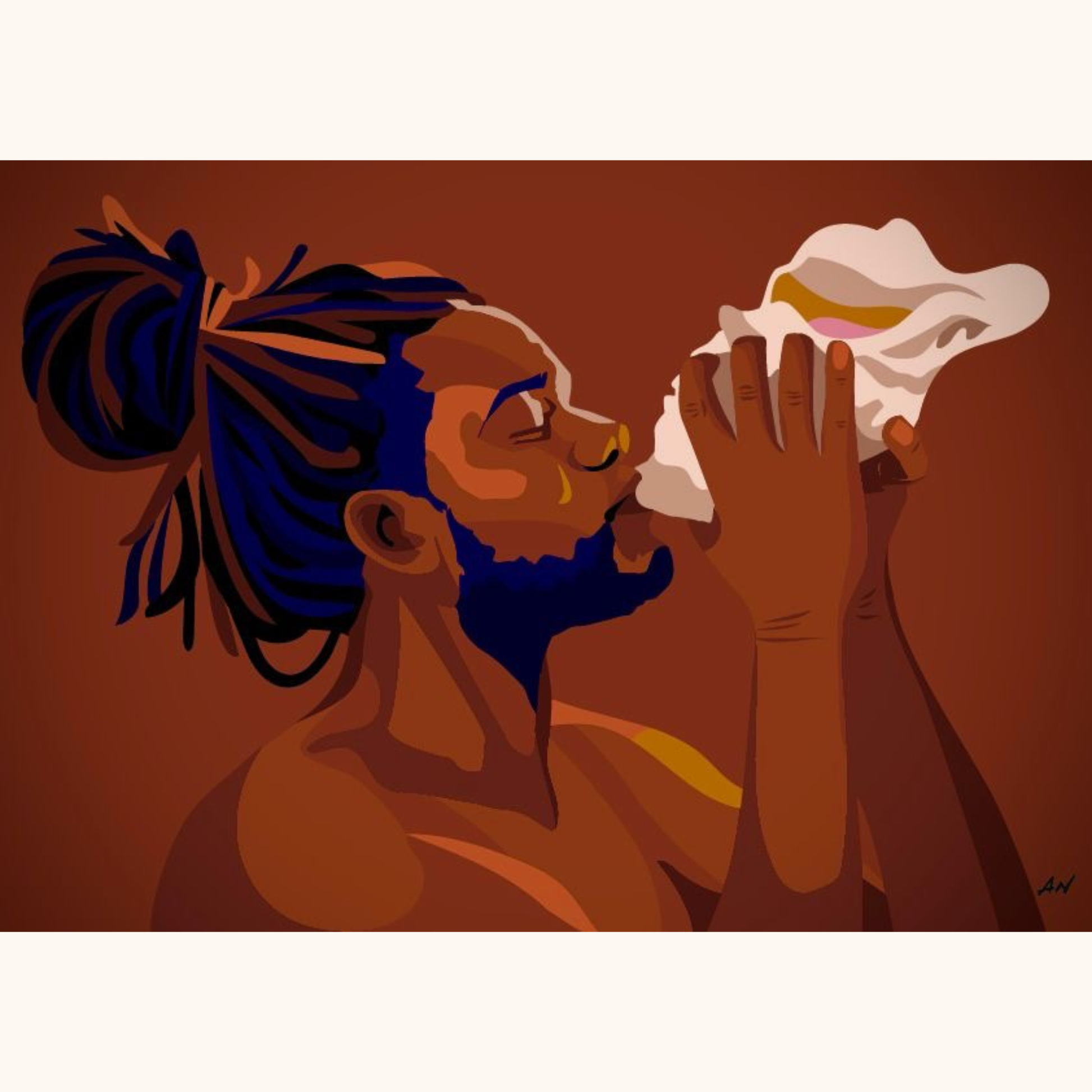Konk – Kit de peinture par numéros inspiré de la musique caribéenne Ti pòz